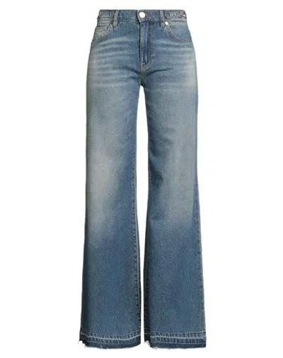 Gaelle Paris Gaëlle Paris Woman Jeans Blue Size 30 Cotton