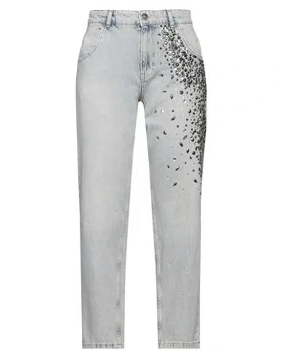 Gaelle Paris Gaëlle Paris Woman Jeans Blue Size 30 Cotton