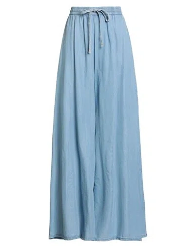 Gaelle Paris Gaëlle Paris Woman Jeans Blue Size 30 Lyocell