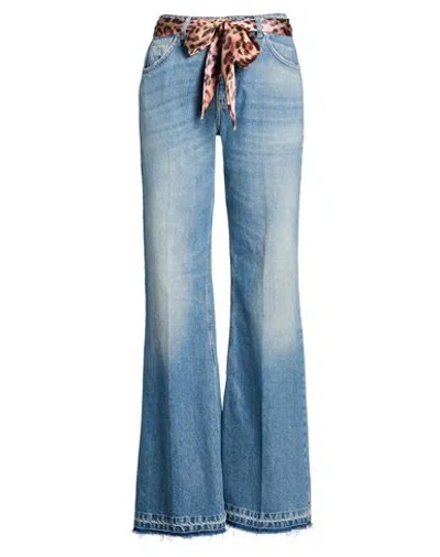 Gaelle Paris Gaëlle Paris Woman Jeans Blue Size 31 Cotton