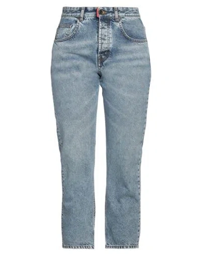 Gaelle Paris Gaëlle Paris Woman Jeans Blue Size 34 Cotton