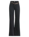 Gaelle Paris Gaëlle Paris Woman Jeans Charcoal Size 29 Cotton, Rubber In Black