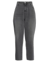 Gaelle Paris Gaëlle Paris Woman Jeans Charcoal Size 31 Cotton