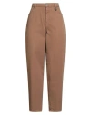 Gaelle Paris Gaëlle Paris Woman Jeans Khaki Size 27 Cotton In Brown