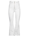 Gaelle Paris Gaëlle Paris Woman Jeans White Size 27 Cotton, Elastomultiester, Elastane