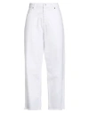 Gaelle Paris Gaëlle Paris Woman Jeans White Size 28 Cotton