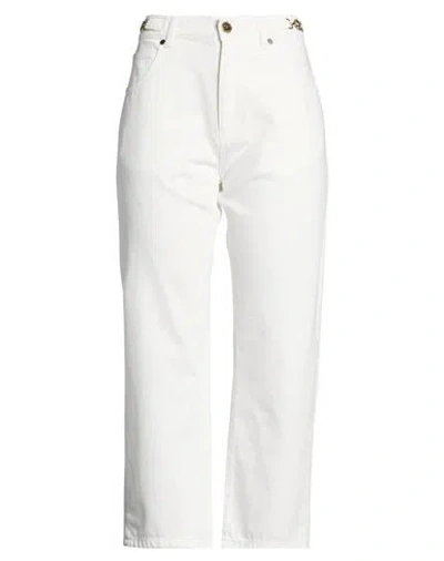 Gaelle Paris Gaëlle Paris Woman Jeans White Size 28 Cotton