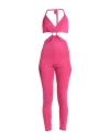 Gaelle Paris Gaëlle Paris Woman Jumpsuit Fuchsia Size 4 Polyester, Elastane In Pink