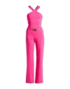 Gaelle Paris Gaëlle Paris Woman Jumpsuit Fuchsia Size 4 Polyester, Elastane, Viscose, Polyamide