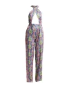 Gaelle Paris Gaëlle Paris Woman Jumpsuit Pink Size 8 Viscose In Pink
