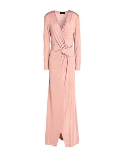 Gaelle Paris Gaëlle Paris Woman Maxi Dress Antique Rose Size 6 Polyester, Elastane In Pink