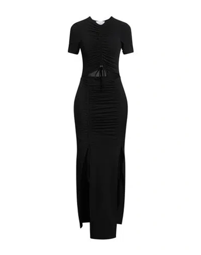 Gaelle Paris Gaëlle Paris Woman Maxi Dress Black Size 0 Rayon, Polyamide, Elastane
