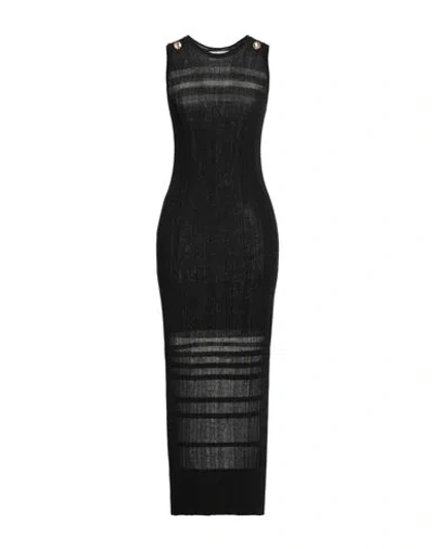 Gaelle Paris Gaëlle Paris Woman Maxi Dress Black Size 1 Viscose, Polyamide
