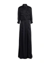 Gaelle Paris Gaëlle Paris Woman Maxi Dress Black Size 10 Acetate, Polyester In Black