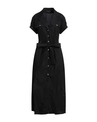 Gaelle Paris Gaëlle Paris Woman Maxi Dress Black Size 10 Cotton