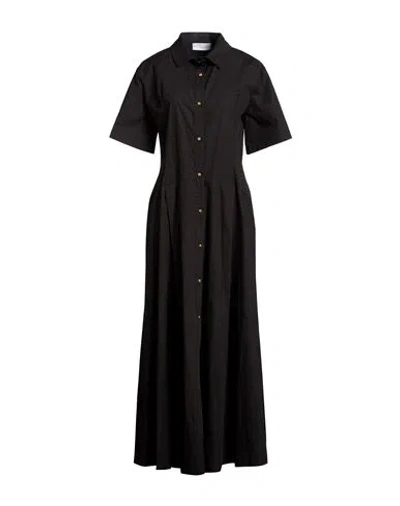 Gaelle Paris Gaëlle Paris Woman Maxi Dress Black Size 10 Cotton