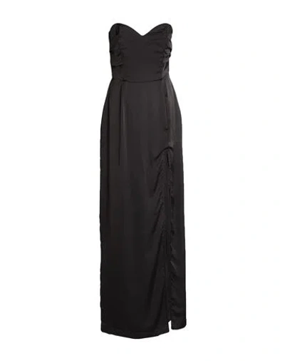 Gaelle Paris Gaëlle Paris Woman Maxi Dress Black Size 2 Polyester
