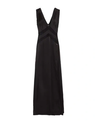 Gaelle Paris Gaëlle Paris Woman Maxi Dress Black Size 6 Polyamide, Elastane