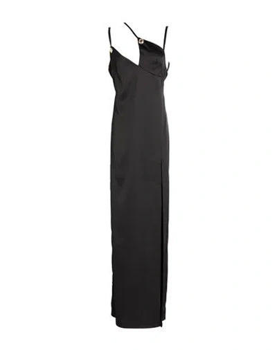 Gaelle Paris Gaëlle Paris Woman Maxi Dress Black Size 6 Polyester, Elastane