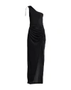 Gaelle Paris Gaëlle Paris Woman Maxi Dress Black Size 8 Polyester, Elastane