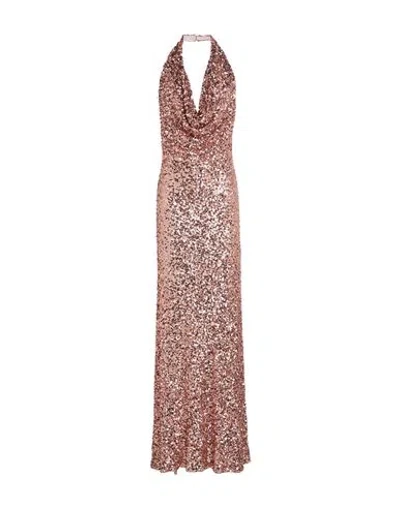 Gaelle Paris Gaëlle Paris Woman Maxi Dress Blush Size 6 Polyester, Elastane In Pink