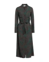 Gaelle Paris Gaëlle Paris Woman Maxi Dress Dark Brown Size 8 Polyester, Elastane In Brown