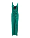 Gaelle Paris Gaëlle Paris Woman Maxi Dress Emerald Green Size 10 Polyester, Elastane In Green