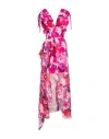 Gaelle Paris Gaëlle Paris Woman Maxi Dress Fuchsia Size 8 Polyester In Pink
