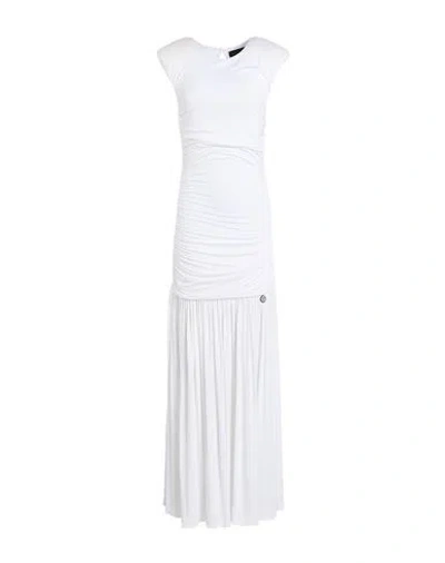 Gaelle Paris Gaëlle Paris Woman Maxi Dress Ivory Size 2 Viscose, Elastane In White