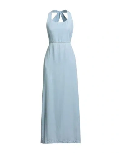 Gaelle Paris Gaëlle Paris Woman Maxi Dress Light Blue Size 4 Lyocell