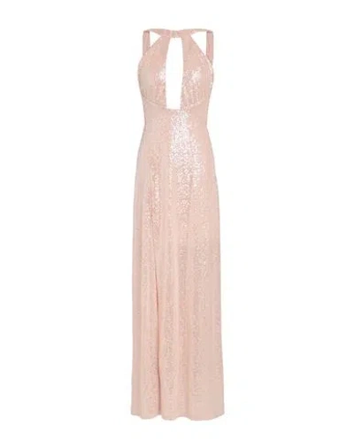 Gaelle Paris Gaëlle Paris Woman Maxi Dress Pink Size 8 Polyester, Elastane
