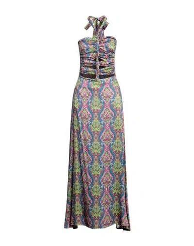Gaelle Paris Gaëlle Paris Woman Maxi Dress Pink Size 8 Viscose