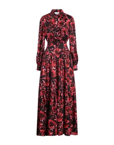 Gaelle Paris Gaëlle Paris Woman Maxi Dress Red Size 4 Polyester