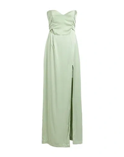 Gaelle Paris Gaëlle Paris Woman Maxi Dress Sage Green Size 6 Polyester