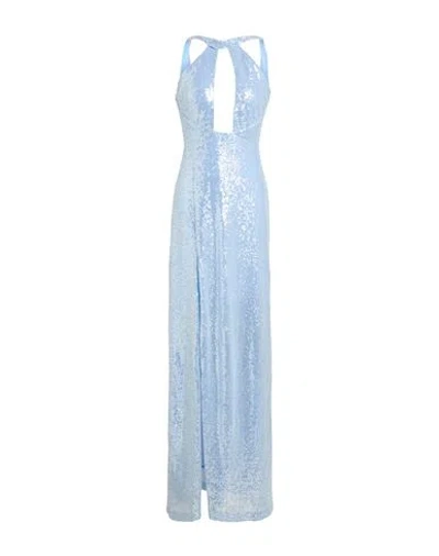 Gaelle Paris Gaëlle Paris Woman Maxi Dress Sky Blue Size 6 Polyester, Elastane