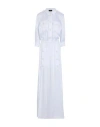Gaelle Paris Gaëlle Paris Woman Maxi Dress White Size 6 Acetate, Polyester