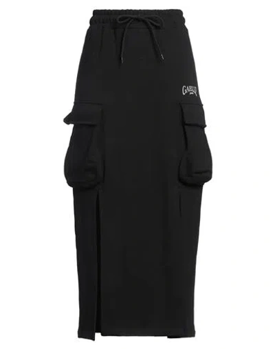 Gaelle Paris Gaëlle Paris Woman Maxi Skirt Black Size 2 Cotton