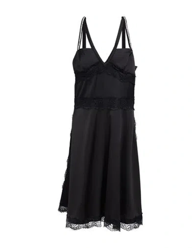 Gaelle Paris Gaëlle Paris Woman Midi Dress Black Size 10 Polyester