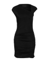 Gaelle Paris Gaëlle Paris Woman Midi Dress Black Size 8 Polyester, Elastane