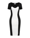 Gaelle Paris Gaëlle Paris Woman Midi Dress Black Size 8 Viscose, Polyamide, Elastane In Black