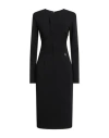Gaelle Paris Gaëlle Paris Woman Midi Dress Black Size 6 Polyester, Elastane
