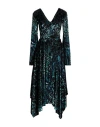 Gaelle Paris Gaëlle Paris Woman Midi Dress Deep Teal Size 4 Polyester, Polyamide, Elastane In Brown