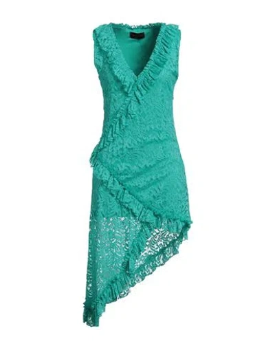 Gaelle Paris Gaëlle Paris Woman Midi Dress Emerald Green Size 10 Viscose, Polyamide