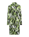 Gaelle Paris Gaëlle Paris Woman Midi Dress Light Green Size 8 Viscose, Polyester, Elastane In Green