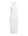 Gaelle Paris Gaëlle Paris Woman Midi Dress White Size 3 Cotton, Elastane