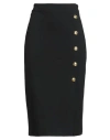 Gaelle Paris Gaëlle Paris Woman Midi Skirt Black Size 4 Viscose, Polyamide, Elastane, Polyester