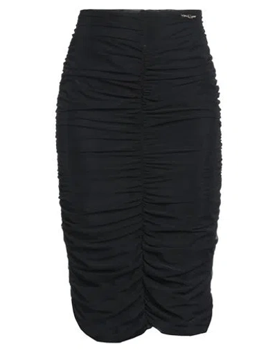 Gaelle Paris Gaëlle Paris Woman Midi Skirt Black Size 8 Polyester, Elastane