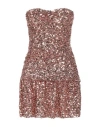 Gaelle Paris Gaëlle Paris Woman Mini Dress Antique Rose Size 6 Polyester, Elastane In Pink