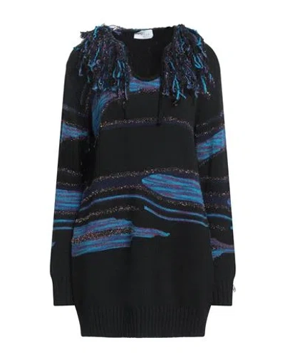 Gaelle Paris Gaëlle Paris Woman Mini Dress Black Size 1 Acrylic, Synthetic Fibers, Wool, Textile Fibers, Alpaca W