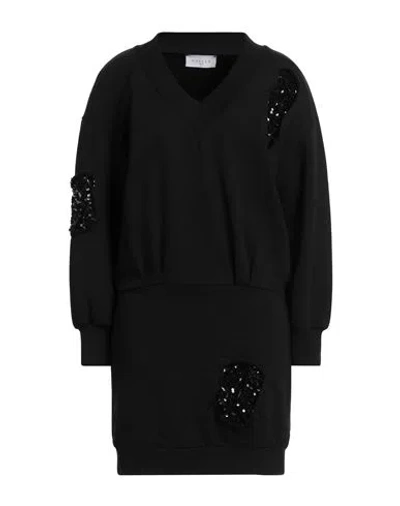 Gaelle Paris Gaëlle Paris Woman Mini Dress Black Size 1 Cotton